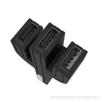 Three-Port Car Charger, with LED Light, Output: 5V/4.2A, (1A+2.1A+1A)